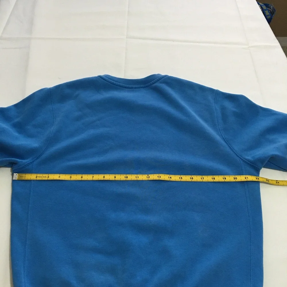 Nike Sportswear Club Fleece Men's Crew Sweatshirt Small Blue